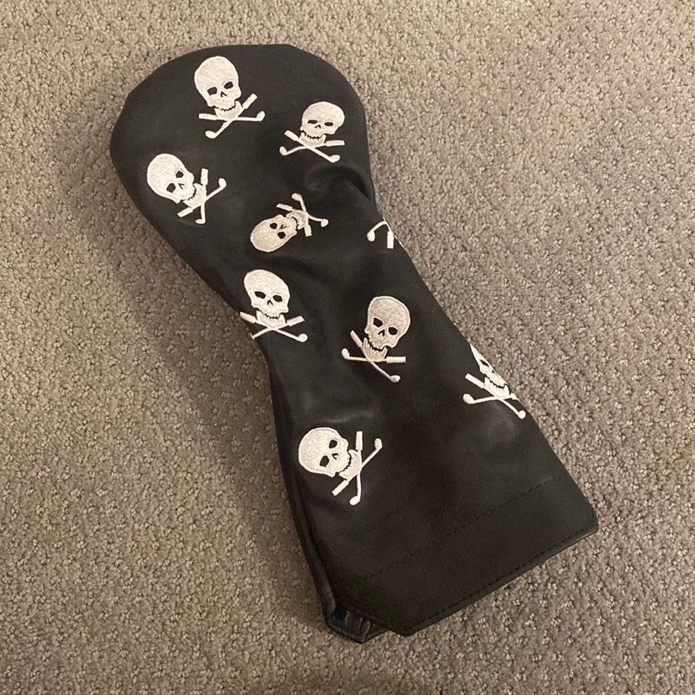 Skull Leather Headcover